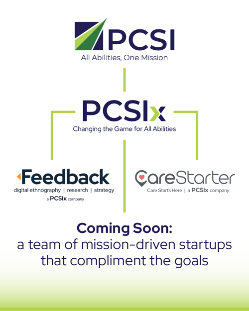PCSIx is the new innovation arm of PCSI, and the umbrella of Feedback &amp; CareStarter